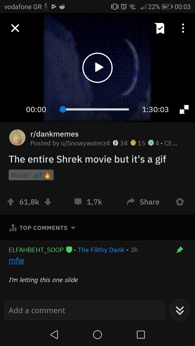 Someone uploaded The entire Shrek movie as a gif - Imgur