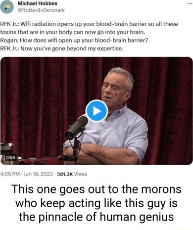 Michael Hobbes RFK Jr: Wifi radiation opens up your blood-brain bartier 