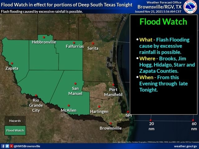 Weather Forecast Office Flood Watch in effect for portions of Deep ...