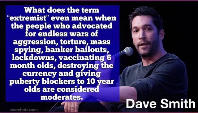 What Does The Term extremist Even Mean When The People Who Advocated For Endless Wars Of 