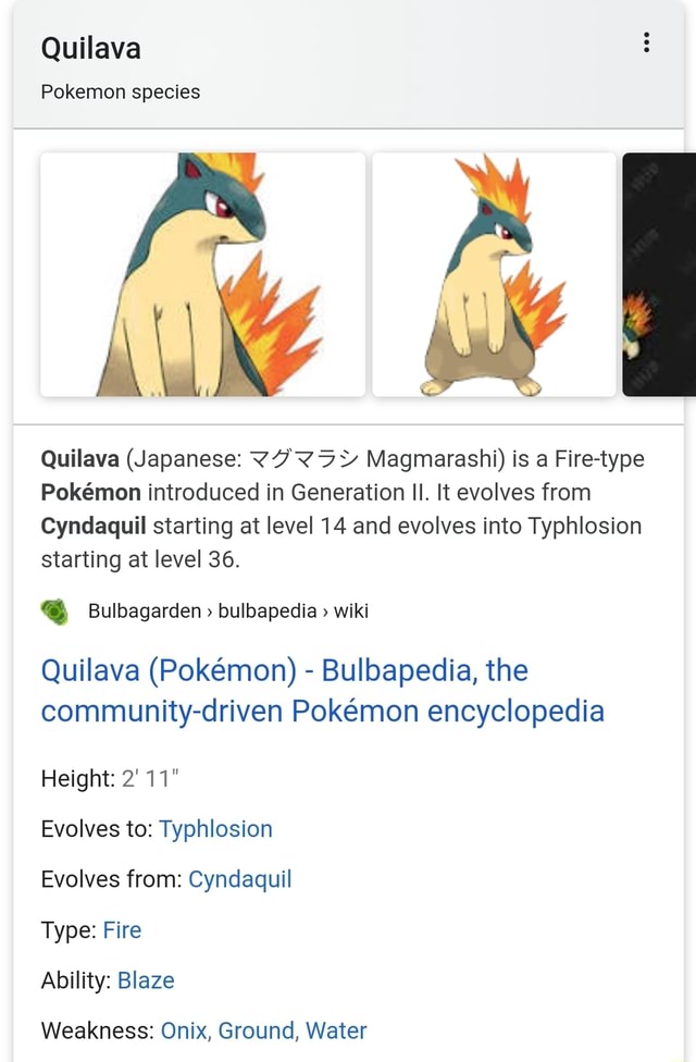 Pokémon (species) - Bulbapedia, the community-driven Pokémon encyclopedia