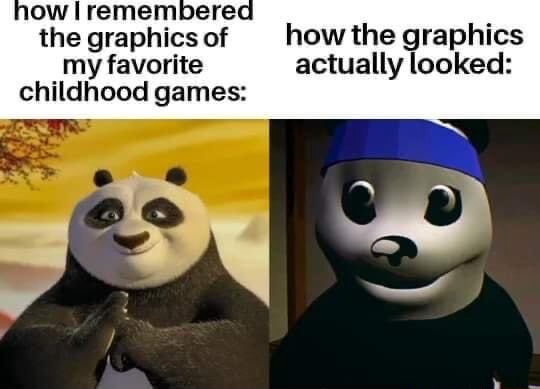 The graphics of how the graphics my favorite actually looked: childhood ...