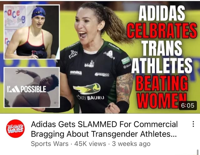ADIDAS TRANS ATHLETES POSSIBLE Adidas Gets SLAMMED For Commercial ...