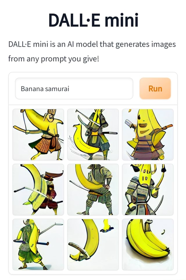 E e mini DALLE mini is an Al model that generates images from any