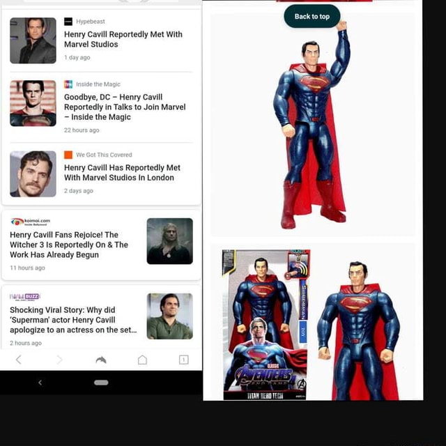 Henry Cavill Reportedly Met With Marvel Studios Goodbye, DC Henry