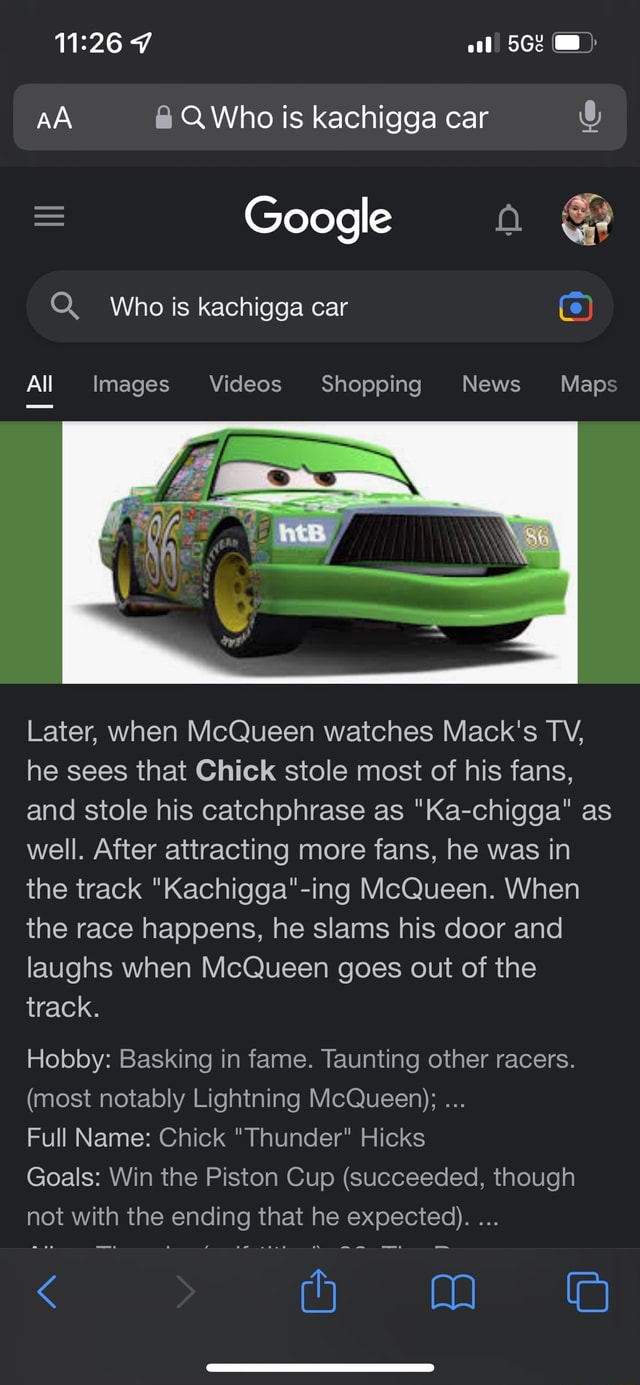 AA Q Who is kachigga car Google Q. Who is kachigga car All Images Videos Shopping News Map