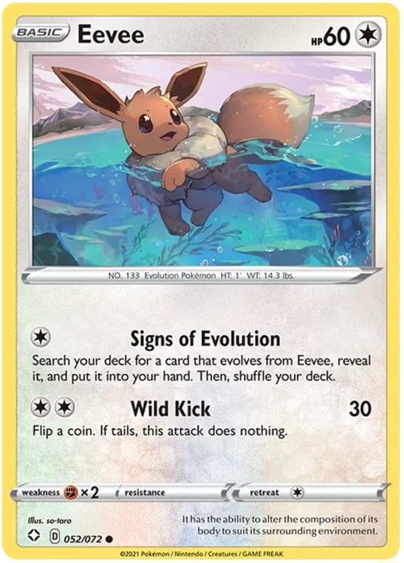 Eevee 060 Signs of Evolution Search your deck for a card that evolves ...