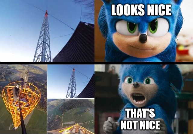 Sonic the Hedgehog - LOOKS NICE THATS NOT NICE - iFunny