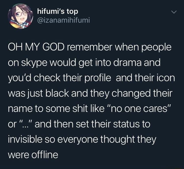 skype showing everyone offline