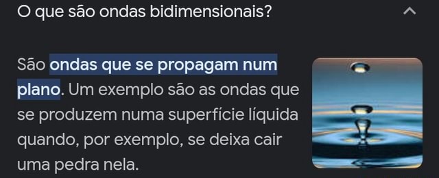 O Que São Ondas Bidimensionais? São Ondas Que Se Propagam Num Plano. Um ...