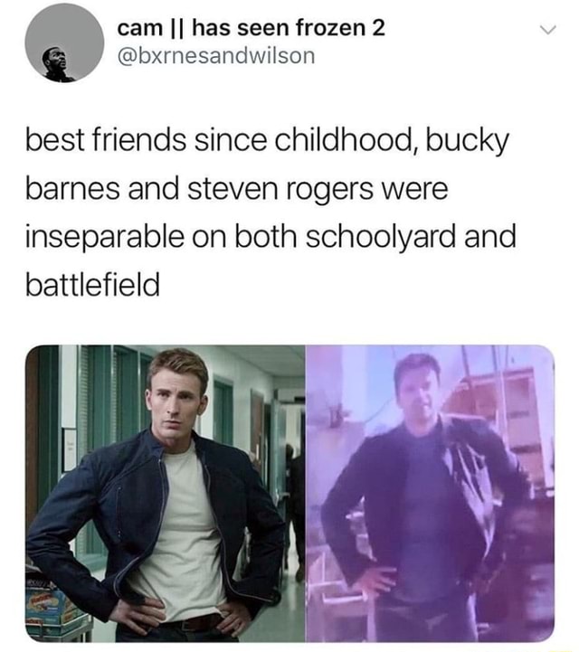 Best friends since childhood, bucky barnes and steven rogers were ...