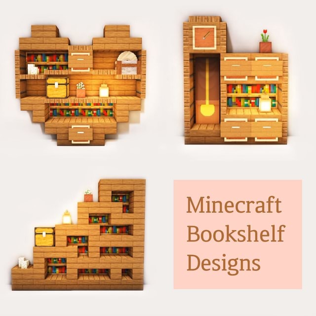 It Minecraft Bookshelf Designs