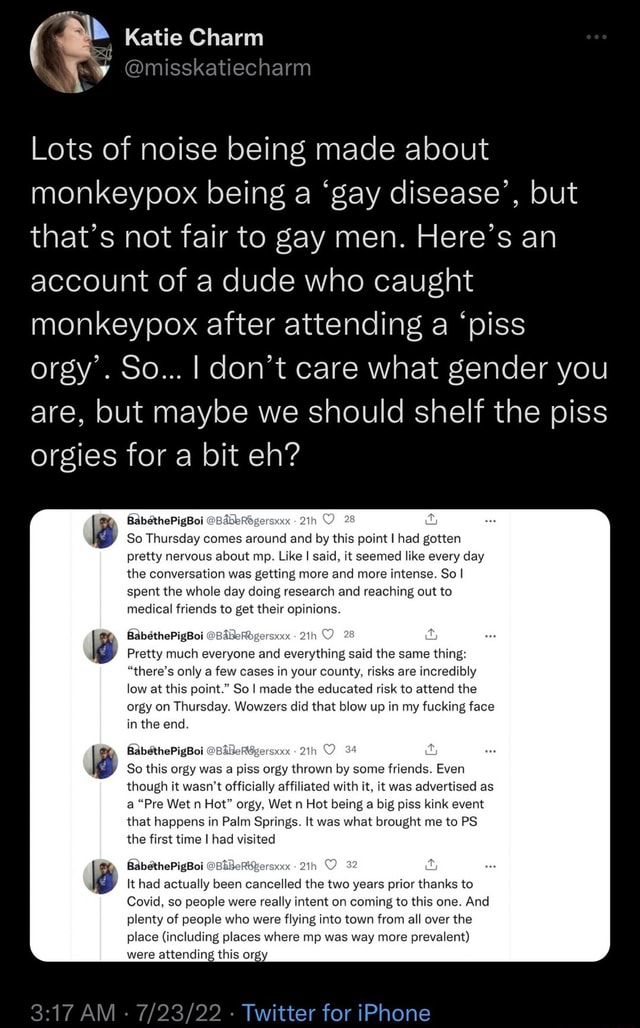 Lots Of Noise Being Made About Monkeypox Being A gay Disease But That s Not Fair To Gay Men 