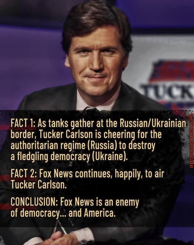 FACT 1: As Tanks Gather At The Russian/ Ukrainian, Border, Tucker ...