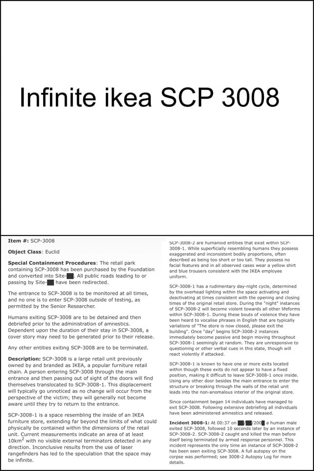 SCP-3008-2 (Ikea Staff)