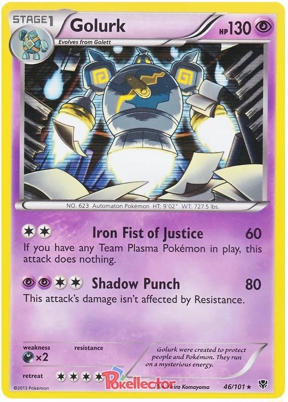 STAGE] Golurk Evolves from Golett NO. 623 Automaton Pokemon HT. Iron ...