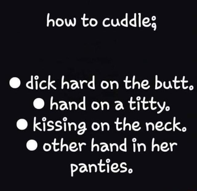 How To Cuddles Dick Hard On The Butt Hand On A Titty Kissing On The Neck Other Hand In 0137