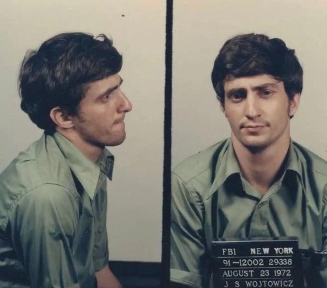 Mugshot of John Wojtowicz, who unsuccessfully tried to rob a bank in ...