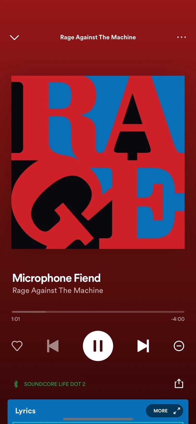 Rage Against The Machine Microphone Fiend