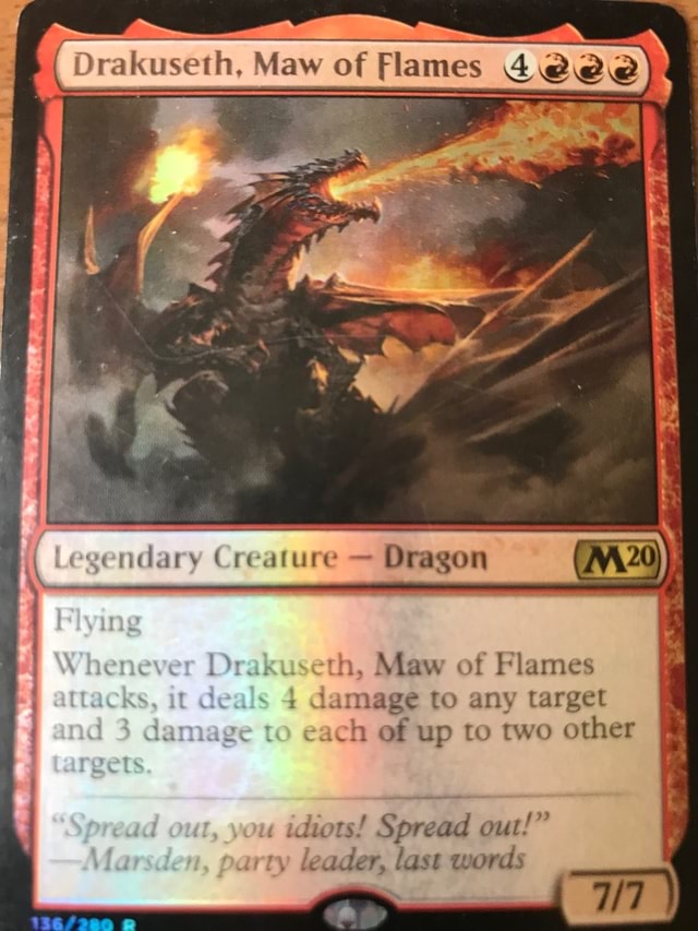 Maw Of Flames Damage To Any Target Each Of Up To Two Other U Idiots 