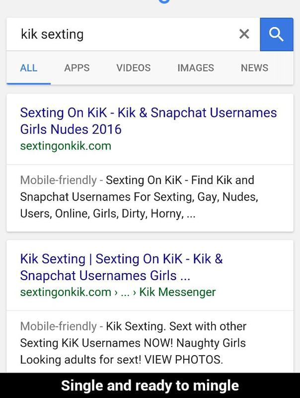 Sexting On KiK - Kik & Snapchat Usernames Girls Nudes 2016 s. Sext with...