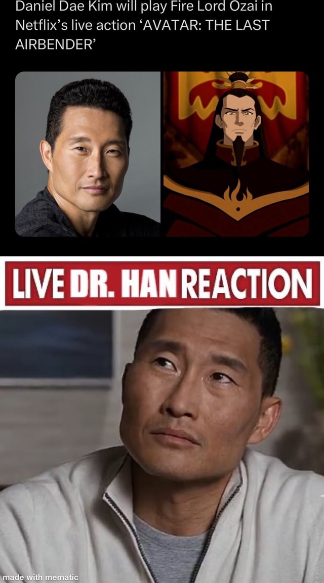 Daniel Dae Kim will play Fire Lord Ozai in Netflix's live action ...