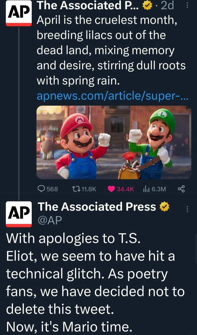The associated pp ap april is the cruelest month breeding lilacs