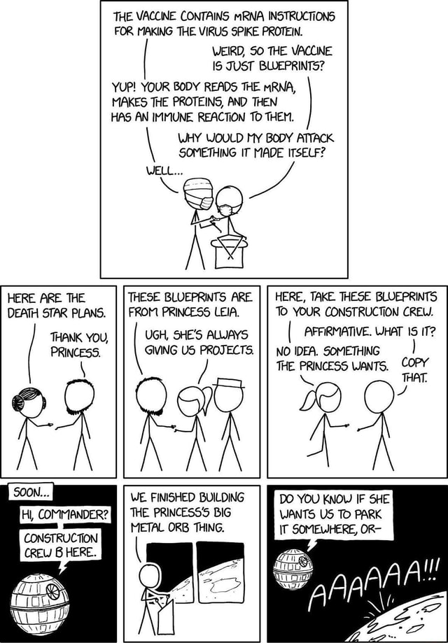 How Vaccines Work As Explained By XKCD - THE VACCINE CONTAINS MRNA ...