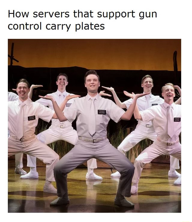 How servers that support gun control carry plates iFunny