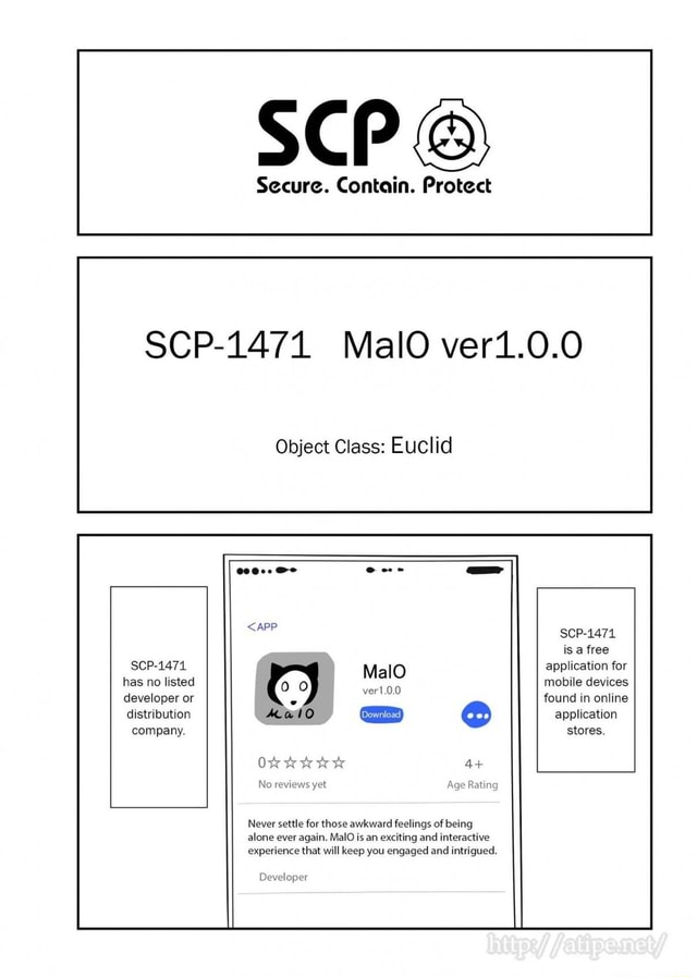 SCP-1471 MalO v.1.0.0  object class euclid 