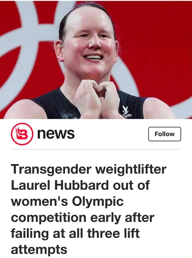 News Transgender Weightlifter Laurel Hubbard Out Of Womens Olympic