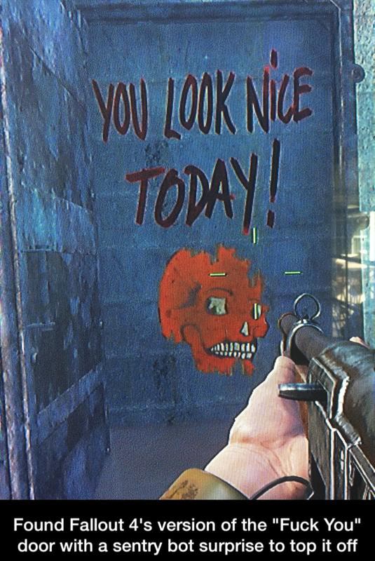 fallout 4 fuck you door fallout 4 fuck you door