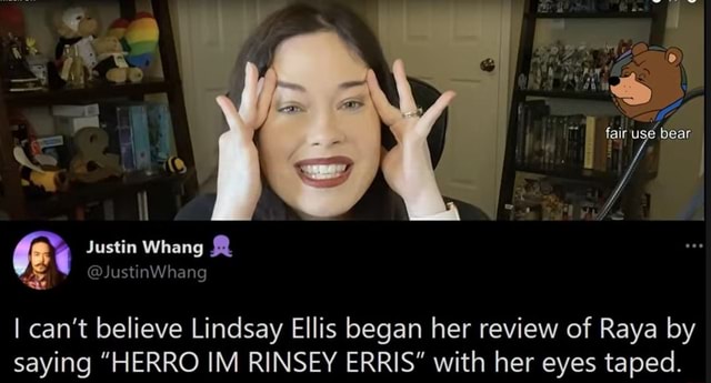 7 bear Justin Whang I can't believe Lindsay Ellis began her review of ...