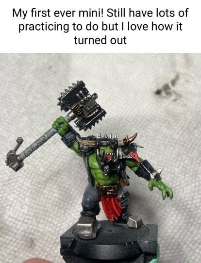 My first ever mini! Still have lots of practicing to do but I love how ...