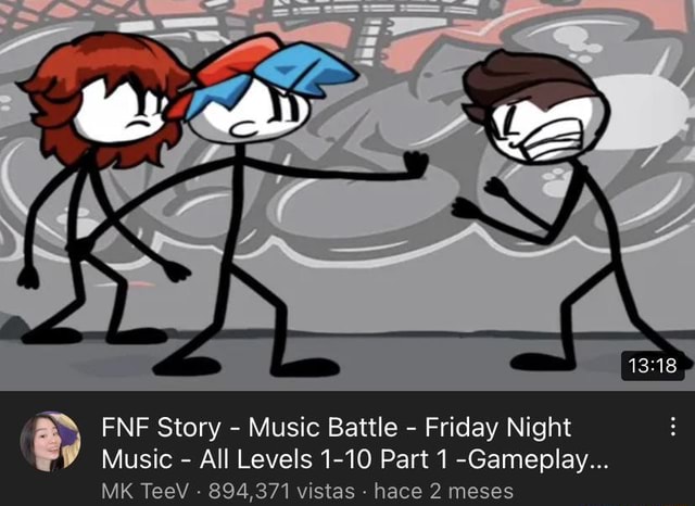 FNF Story - Music Battle - Friday Night Music - All Levels 1-10 Part 1 ...