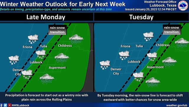 Winter Weather Outlook for Early Next Week Details on timing ...