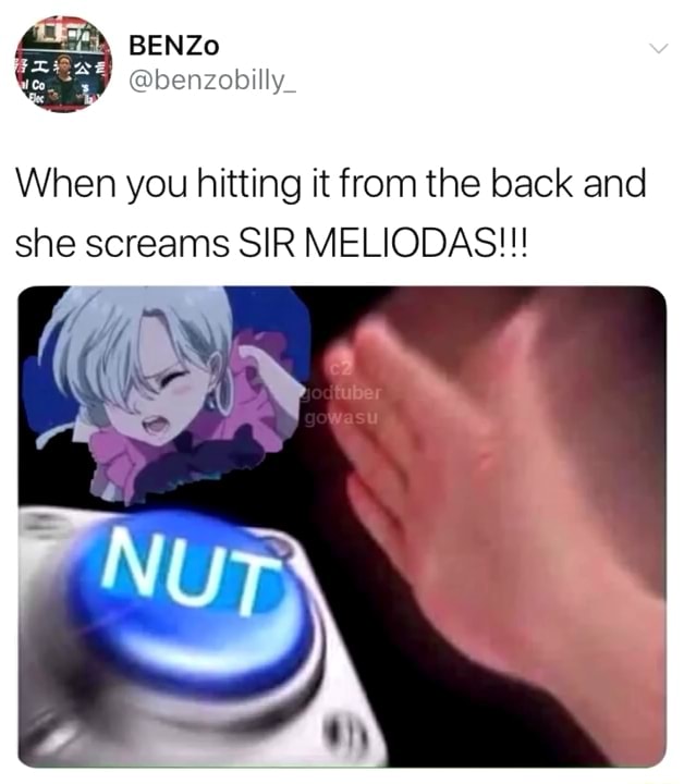 When You Hitting It From The Back And She Screams Sir Meliodas