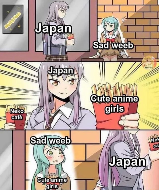 Sad weeb Cute anime ais A - iFunny