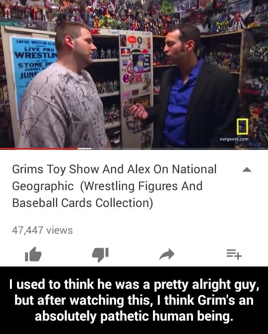 Grim show toy is old how History of