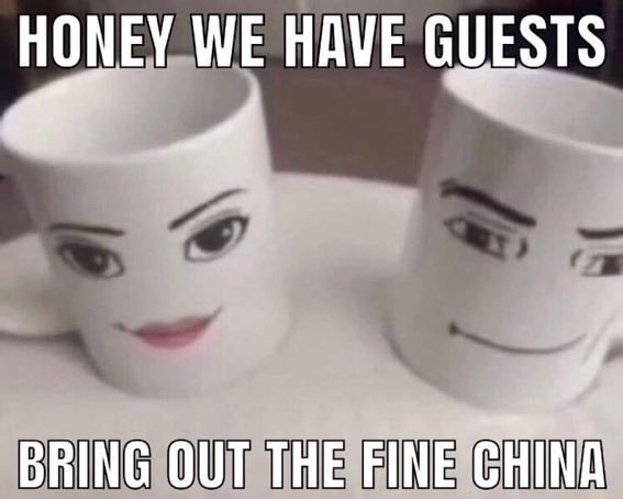 Honey We Have Guests Bring Out The Fine China - fine china roblox id working