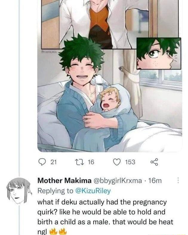 Mother Makima @bbygirlKrxma Replying to @KizuRiley what if deku ...