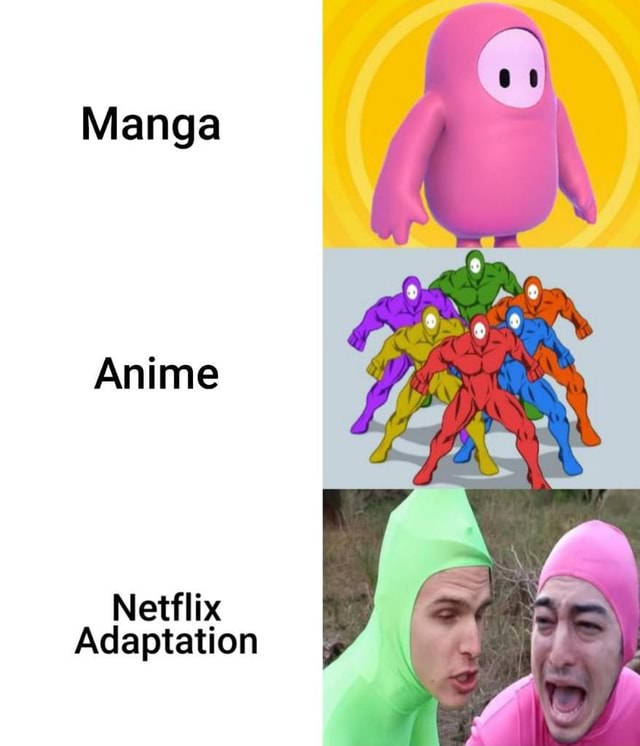 Manga Anime Netflix Adaptation - )