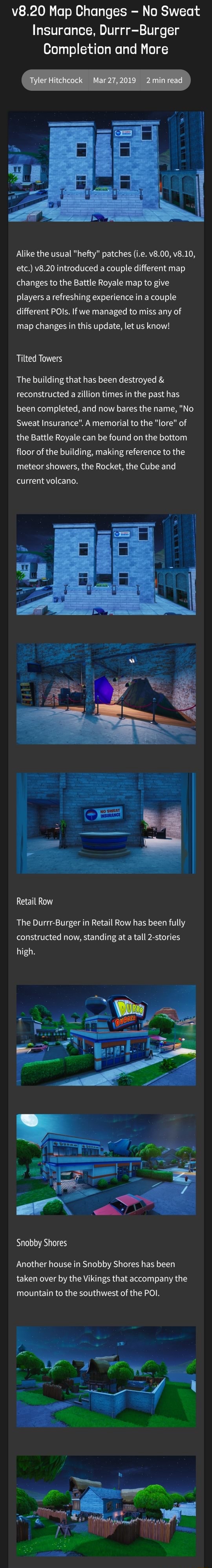 V8 Map Changes Nu Sweat Insurance Durrr Burger Completion And More Alike The Usual Hefty Patches I E V8 00 V8 10 Etc V8 Introduced A Couple Different Map Changes To The Battle Royale Map