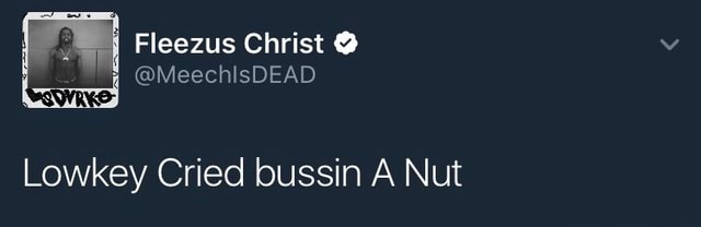 Bussin a nut
