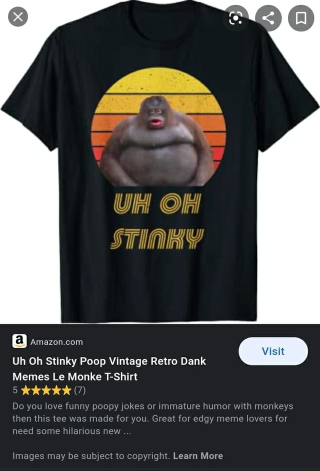 A Uh Oh Stinky Poop Vintage Retro Dank Visit Visit Uh Oh Stinky Poop