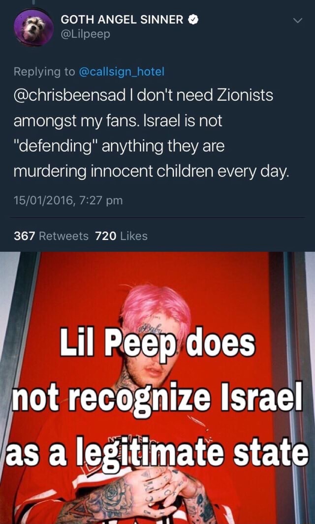 Lil peep israel