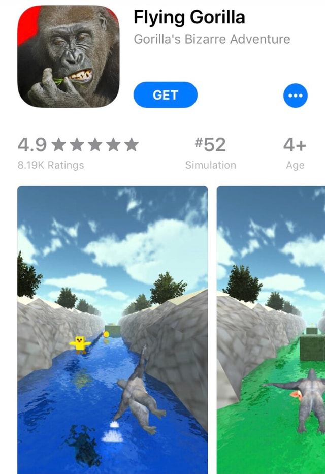 Flying Gorilla Gorilla's Bizarre Adventure iFunny