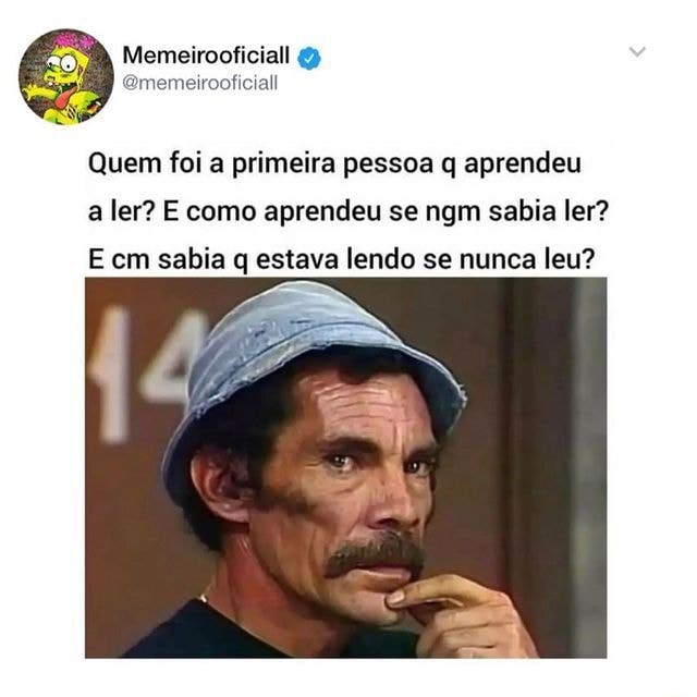 Memeirooficiall (Qmemeirooficiall Quem Foi A Primeira Pessoa Q Aprendeu ...