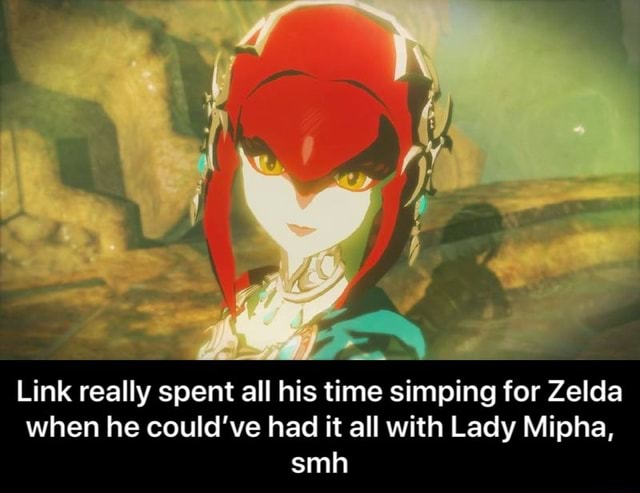 Link really spent all his time simping for Zelda when he could've had ...