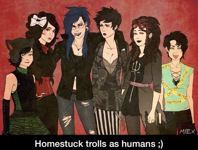 Homestuck trolls as humans ;) - Homestuck trolls as humans ;) - )